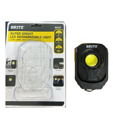 Britz EX-27 Super Bright 1000 Lumen LED Rechargeable Light