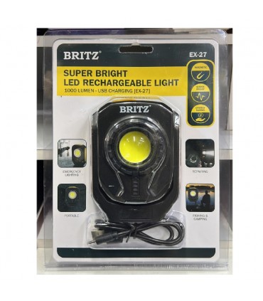 Britz EX-27 Super Bright 1000 Lumen LED Rechargeable Light