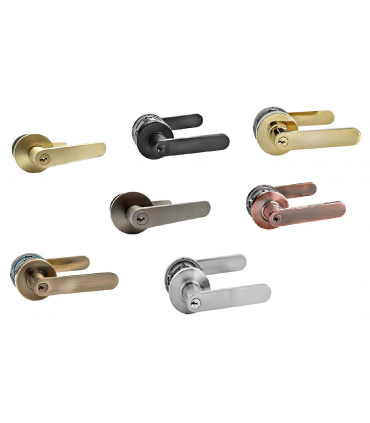 Nelon Tubular Lever Door Lock - Entrance/Bedroom/Room/HDB Door Locks