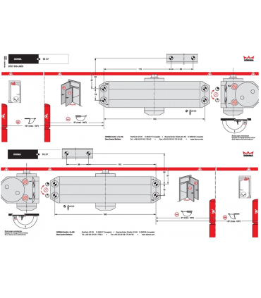 Dorma Entry Level Door Closer TS77 - (Optional - Open Hold)