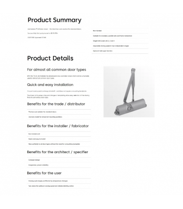 Dorma TS68 Scissor Arm Door Closer