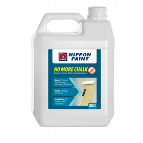 Nippon Paint Durable Interior & Exterior Paint Solution No More Chalk - 5Kg
