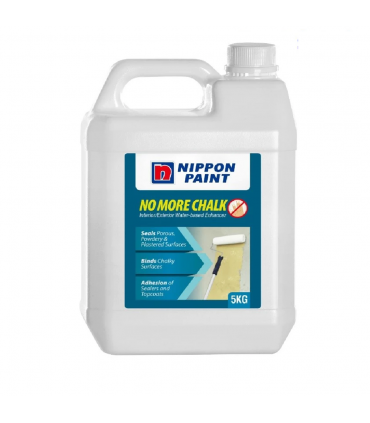 Nippon Paint Durable Interior & Exterior Paint Solution No More Chalk - 5Kg
