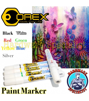 Orex Oil Based Medium Point Permanent Paint Marker