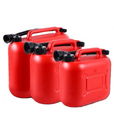 HDPE Plastic Jerry Fuel Tank Petrol Storage Can - Red