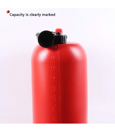 HDPE Plastic Jerry Fuel Tank Petrol Storage Can - Red