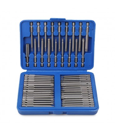 1/4 inch Hex Shank Long Screwdriver Extended Bit Sets - 50 Pieces
