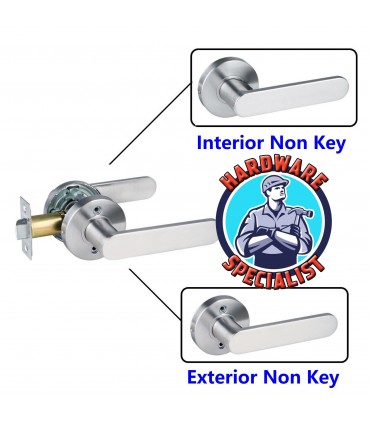 Nelon 12073 Tubular Lever Door Lock (Child Safe Non Key)