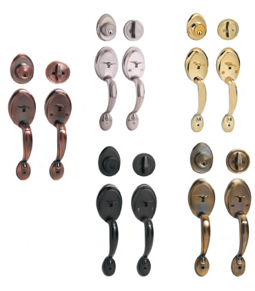 Nelon H1711 Hollow Handles Grip Handleset/Entrance Door Lock