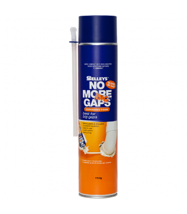 Selleys No More Gaps PU Foam Expansion 750ml / Fill Up Gap / Soundproofing / Insulation