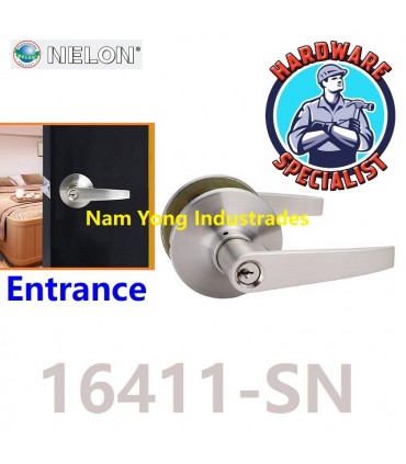 Nelon 16411 Tubular Steel Door Handle Lever Lock