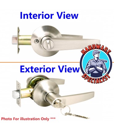 Nelon 16411 Tubular Steel Door Handle Lever Lock