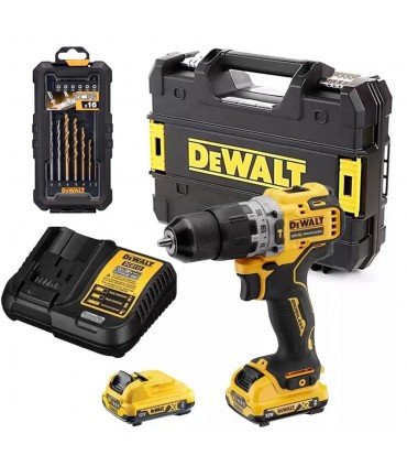 DeWalt DCD706D2A 12V Lithium-Ion Brushless Cordless Hammer Drill Driver Kit