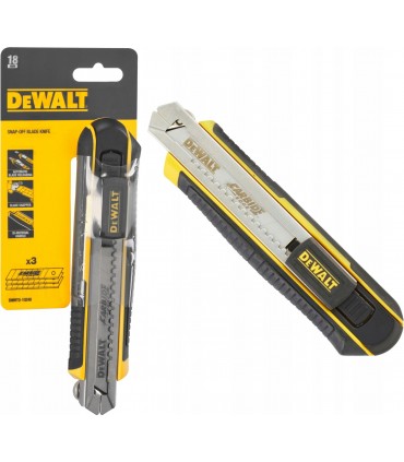 DeWalt DWHT0-10249 18mm Snap-off Knife with Auto-Lock Slider