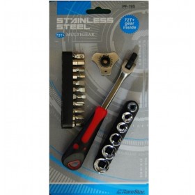 Rare Star Stainless Steel 72T Multi Gear Ratchet Set PF19S