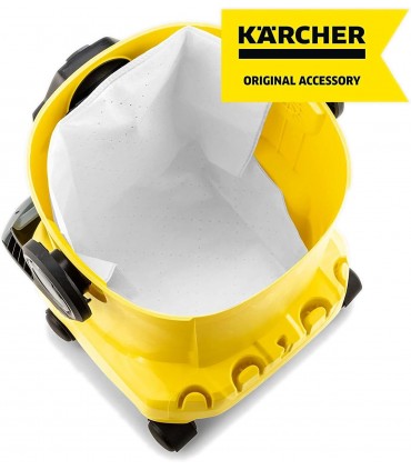 Karcher  KFI 487 Tear-Resistant Fleece Paper Filter Bag - 4 Pieces