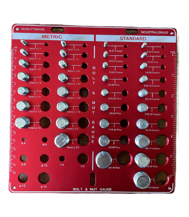 Stainless Steel 34 Nut and Bolt Thread Checker