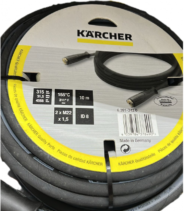 Karcher 6.391-342.0 10m High Pressure Hose - 2 x M22 x 1.5