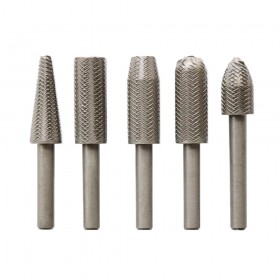 Hardware Specialist High Speed Steel Rotary File - 5 Piece