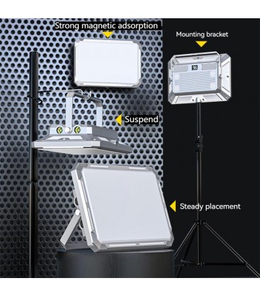 KXK-686 XPE LED Rechargeable IP44 Waterproof Outdoor Flood Work Light