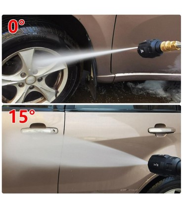 5 In 1 1/4 Quick Connector Rotating High Pressure Washing Nozzle