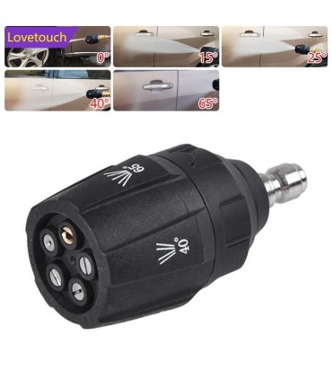 5 In 1 1/4 Quick Connector Rotating High Pressure Washing Nozzle
