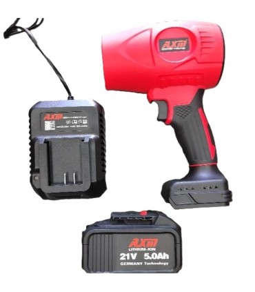 AXM AXJ1000 21V Lithium-Ion 5.0Ah Turbo Jet Cordless Blower Set