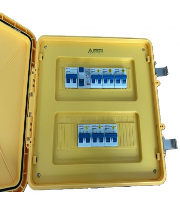 Vox 6 Way Portable Distribution Box with Safety Mark Approved