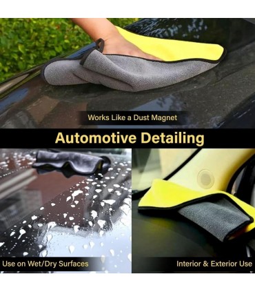 Ultra Soft Extremely Absorbent and Dry Faster Microfiber Cleaning Cloth