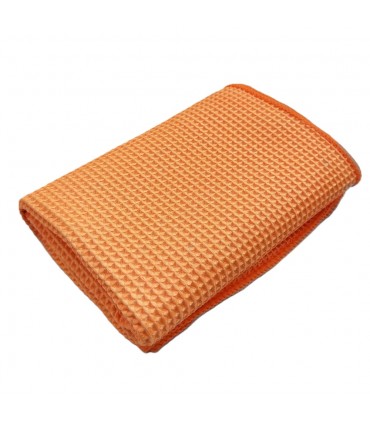 Lint Free High Absorbent Microfiber Cleaning Cloth Orange - 40x40cm
