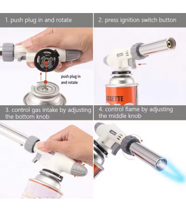 Master Torch 516C Multi-Purpose Portable Butane Gas Torch