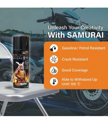 Samurai U19 Anti-Rust Primer Spray Paint - 400mL