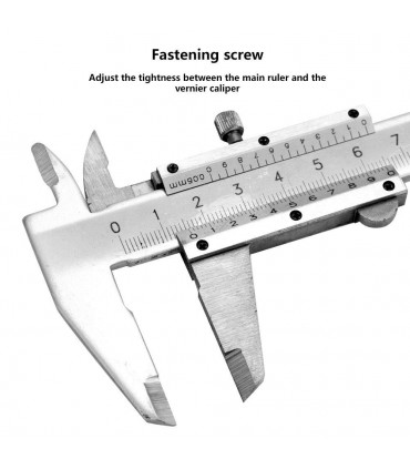 High Accuracy Carbon Steel Metal 150mm Mechanical Vernier Caliper