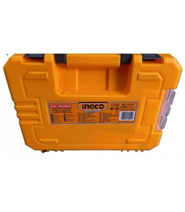 Ingco MG133281 130W Portable Compact 1/8" Corded Mini Die Grinder Kit - 252 Pieces