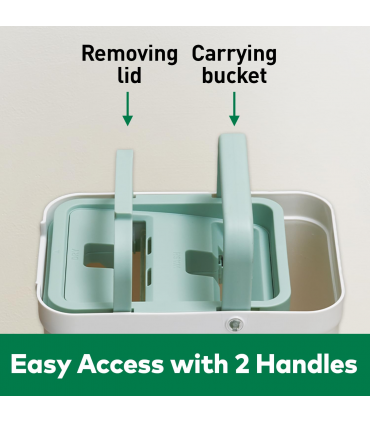 3M Scotch Brite Compact Hands Free Flat Mop with Bucket