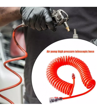 Recoil Hose Air Compressor Spring Tube Pneumatic Hose