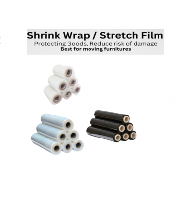 Heavy-Duty Protection Premium Shrink Film and Stretch Wrap for Secure Packaging