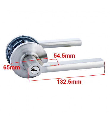 Nelon 12081 Tubular Lever Door Lock – Secure & Stylish for Entrance, Bedroom, and HDB Doors