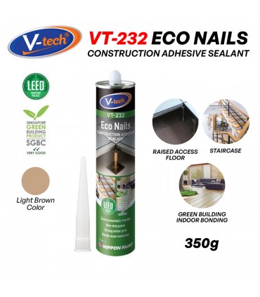 V-Tech VT-232 Eco Nails Construction Adhesive Sealant - 350g