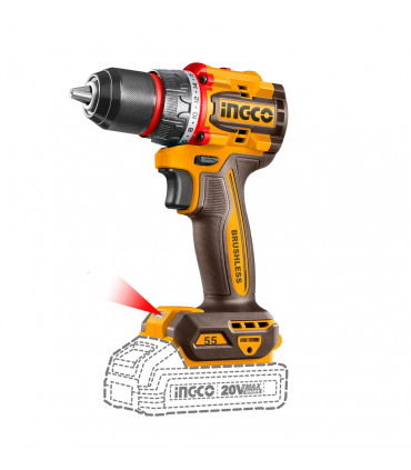 Ingco CDLI205581 20V Powerful Compact Brushless Cordless Drill