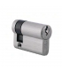Nelon Entrance Half Key Cylinder - Satin Nickel