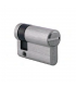 Nelon H45-BK-SN Privacy Half Key Cylinder - Satin Nickel