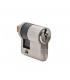Nelon H45-3NK-SN Pocket Lock Half Key Cylinder - Satin Nickel