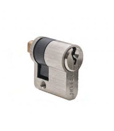 Nelon H45-3NK-SN Pocket Lock Half Key Cylinder - Satin Nickel