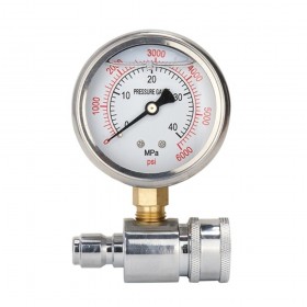 6000 PSI Professional Water Pressure Gauges for Car Washer