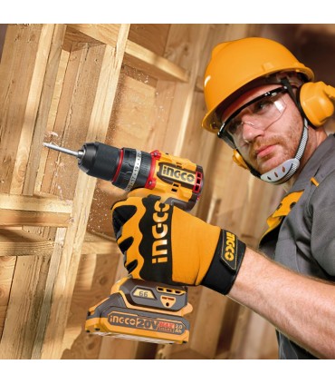 Ingco CKLI20277 20V Impact Driver 285Nm and Impact Drill 66Nm Cordless Combo Kit