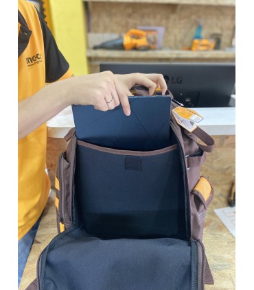 Ingco HBP01028 Max Load 8kg HD Backpack Tool Bag