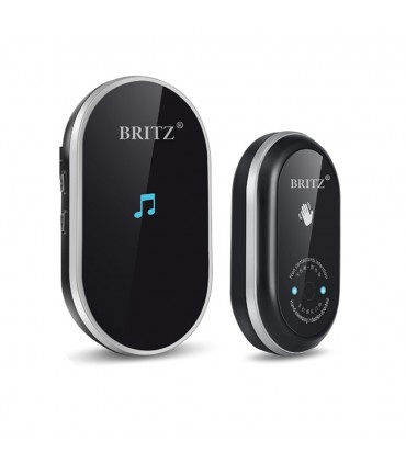 Britz K639AC Wireless Contactless Door Bell - Black