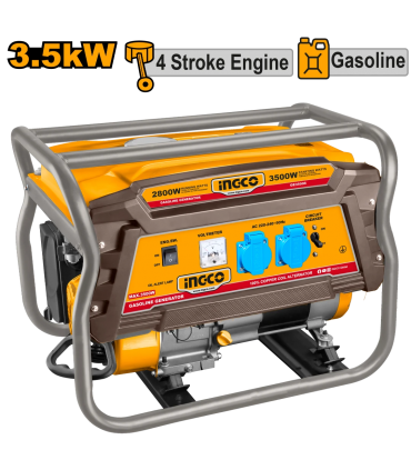 Ingco GE35006 Max 3500W Power Gasoline Generator