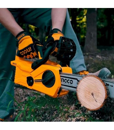 Ingco CGSLI201286 2 x 20V Lithium-Ion 4.0 Ah 12" Bar Cordless Chain Saw Kit